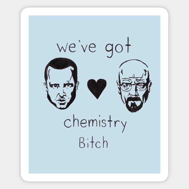 Chemistry Bitch Sticker by marissafv